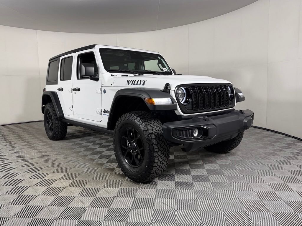 Certified Used 2025 White Jeep Willys 4xe image 4