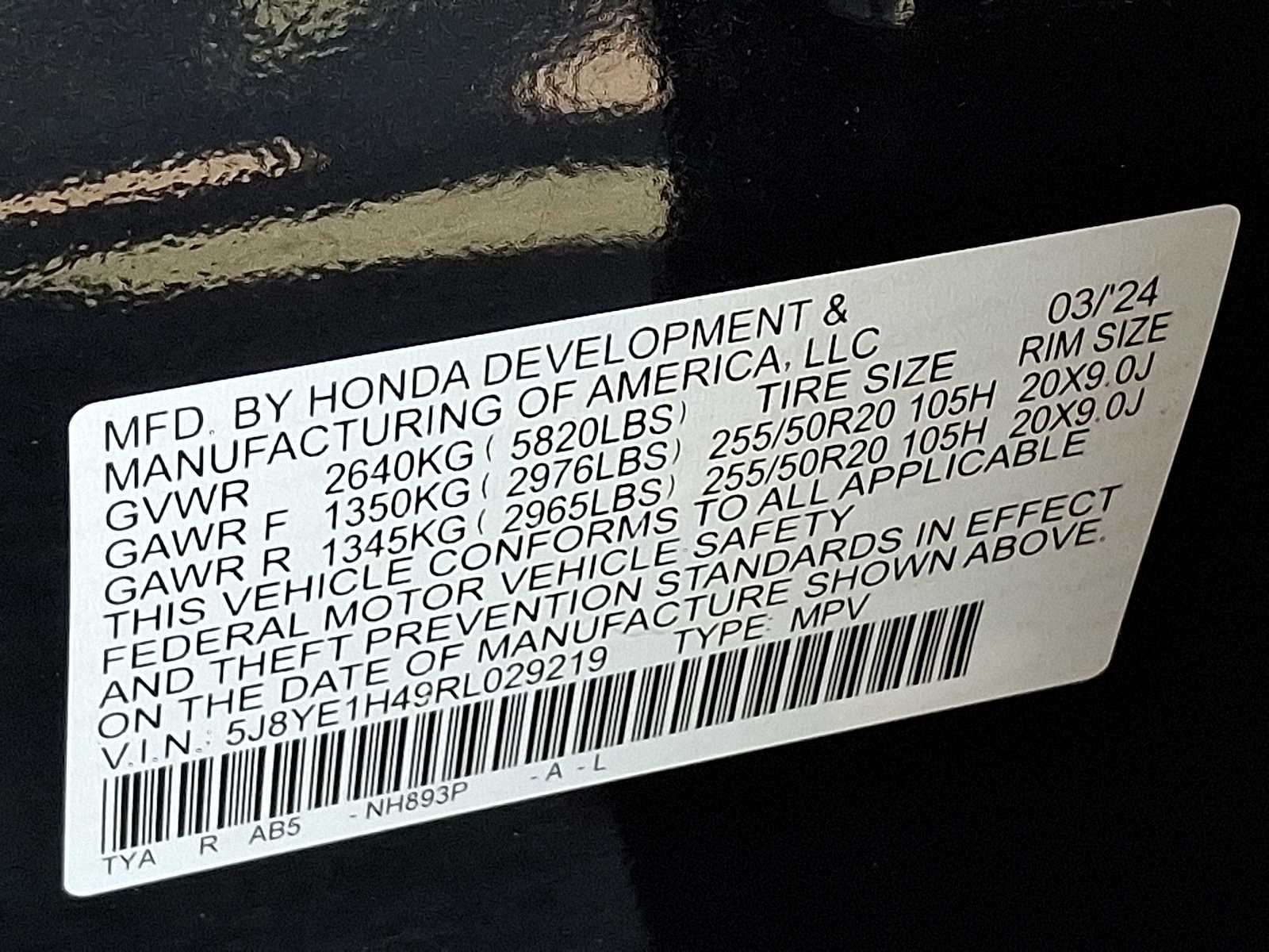 Certified Used 2024 Majestic Black Pearl Acura SH-AWD TECH image 27