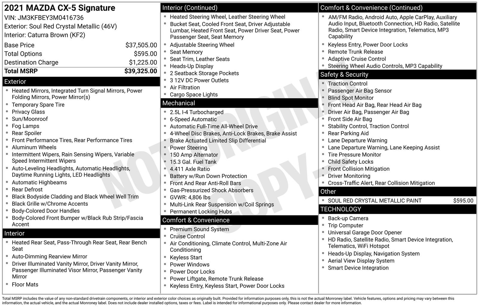 2021 Mazda CX-5 Signature Auto AWD's photo