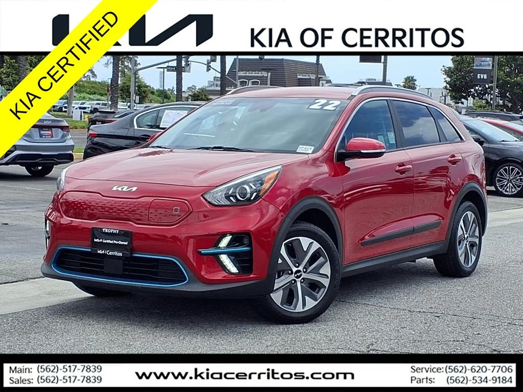 Certified Used 2022 Red Kia S image 1