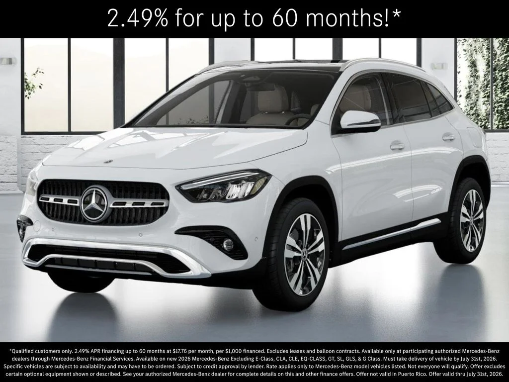 New 2026 Polar White Mercedes-Benz GLA 250 image 1