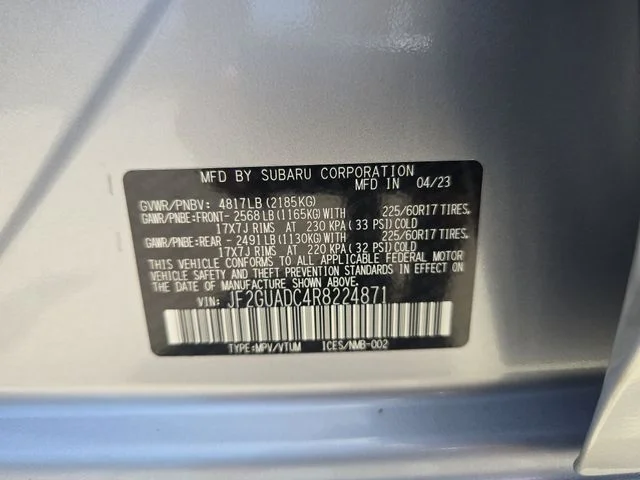 Used 2024 Silver Subaru Premium image 28
