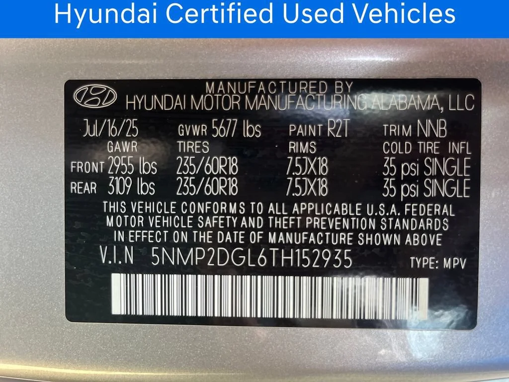 Certified Pre-Owned 2026 Hyundai Santa Fe SEL