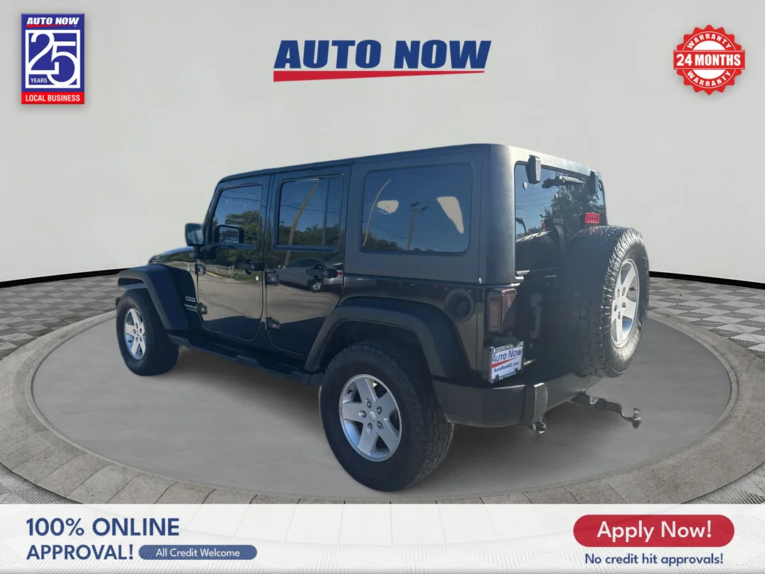 Used 2011 Black with Black Har Jeep Unlimited Sport 4WD image 4