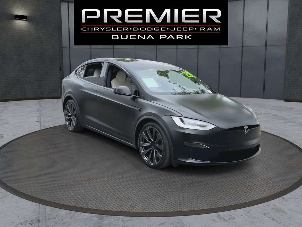 Used 2022 Tesla Model X Plaid with VIN 7SAXCBE60NF349296 for sale in Buena Park, CA