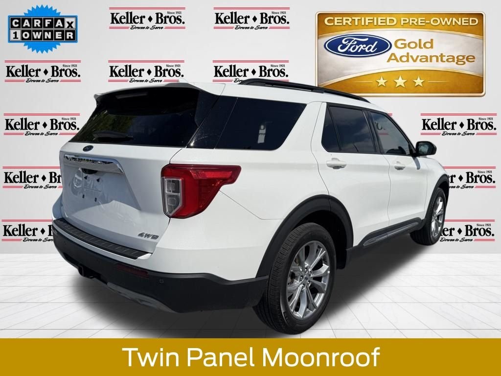 Certified Used 2023 White Metallic Ford XLT image 8