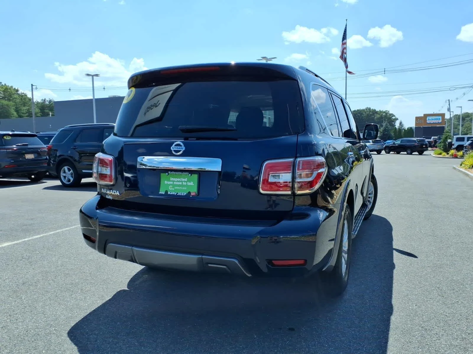 Used 2019 Hermosa Blue Pearl Nissan SV image 8