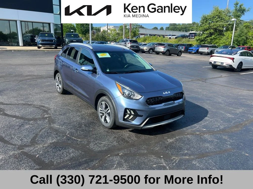 Certified Used 2022 Blue Kia EX Premium image 7
