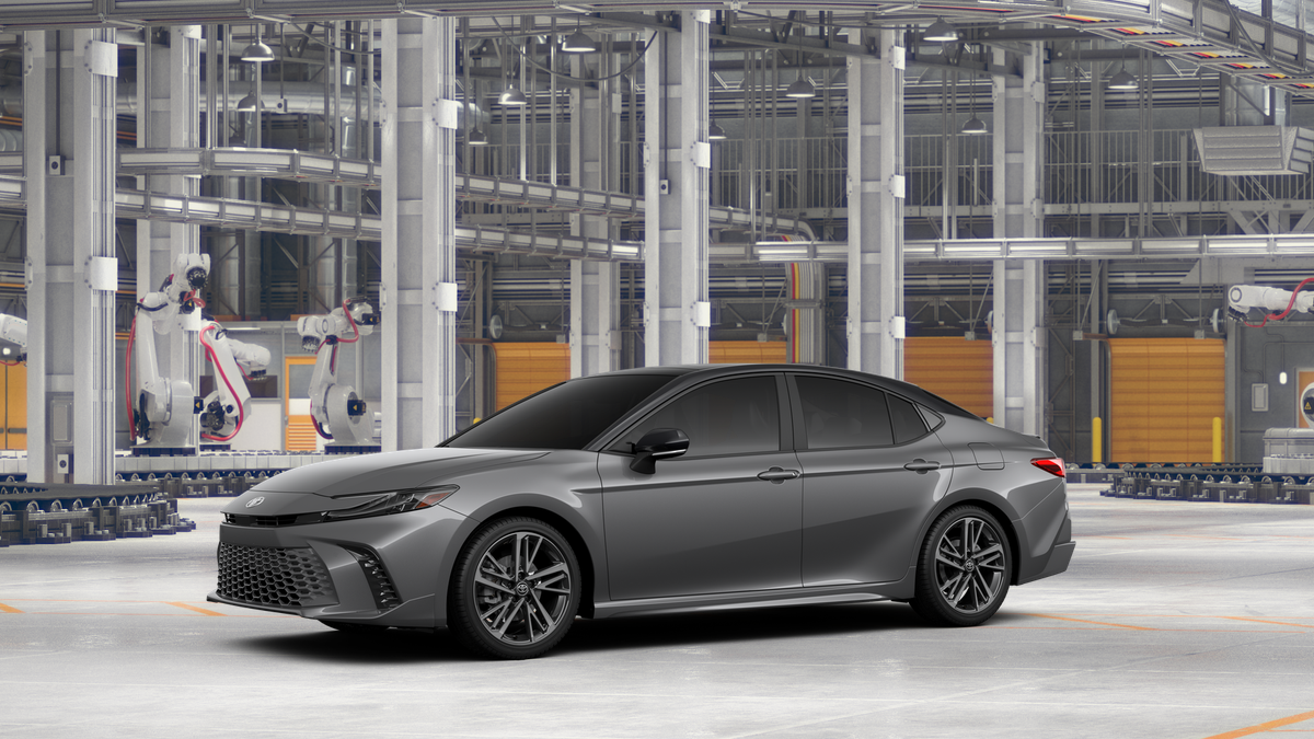 New 2026 Heavy Metal with Midnight Black Metallic roof Toyota XSE image 2