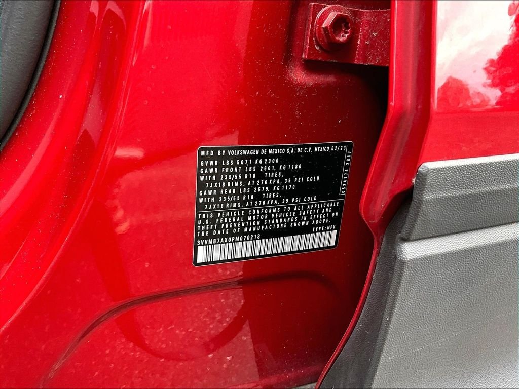 Used 2023 Red Metallic Volkswagen 2.0T SE image 35