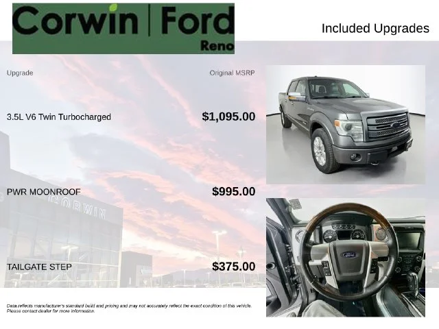 Used 2013 Sterling Gray Metallic Ford Platinum image 3