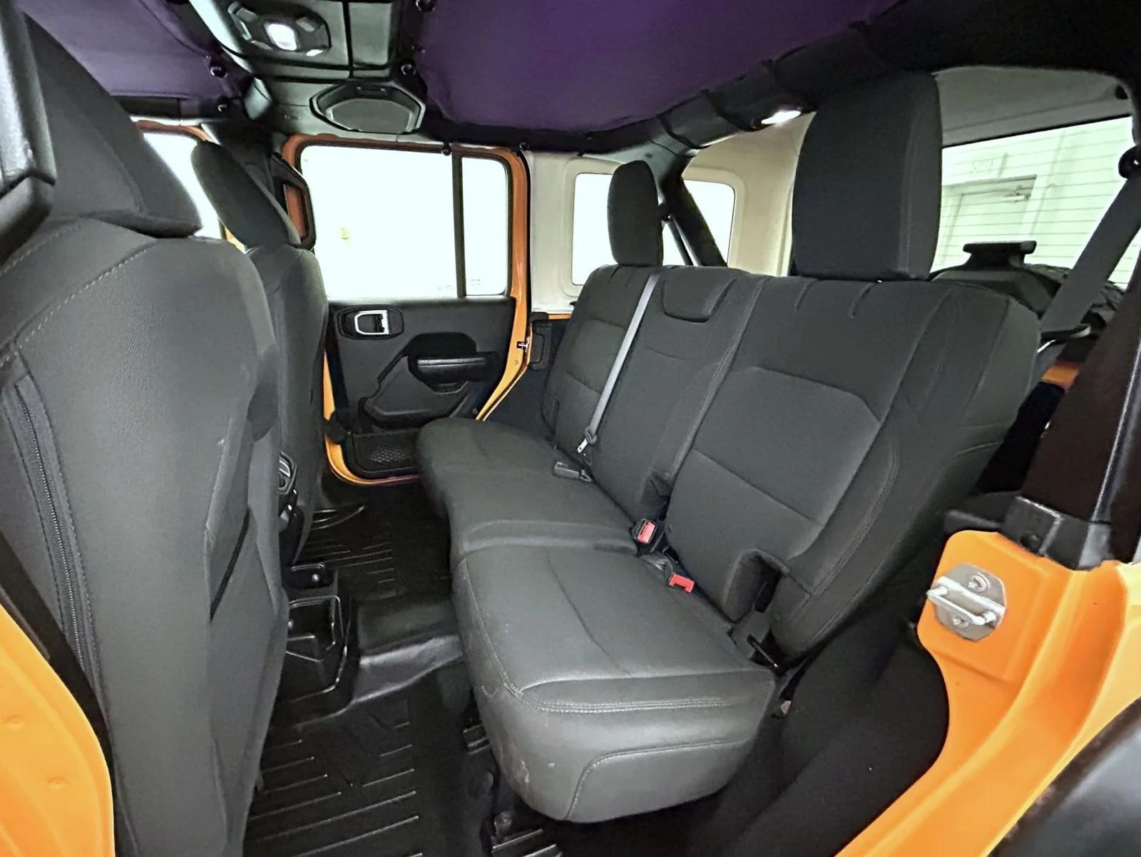 Used 2018 Orange Jeep Unlimited Sport S image 21
