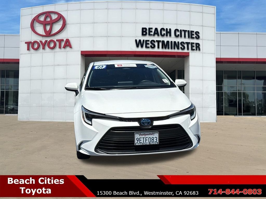 Certified Used 2023 White Toyota LE image 3