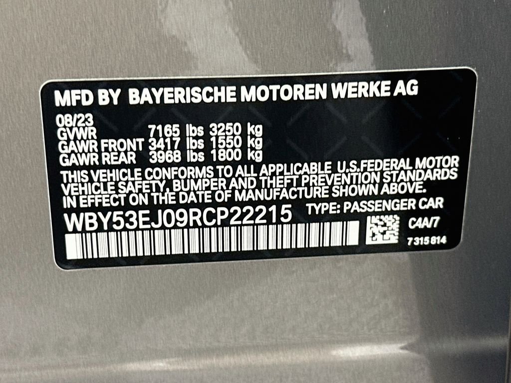 Certified Used 2024 Oxide Grey Met BMW xDrive60 image 32