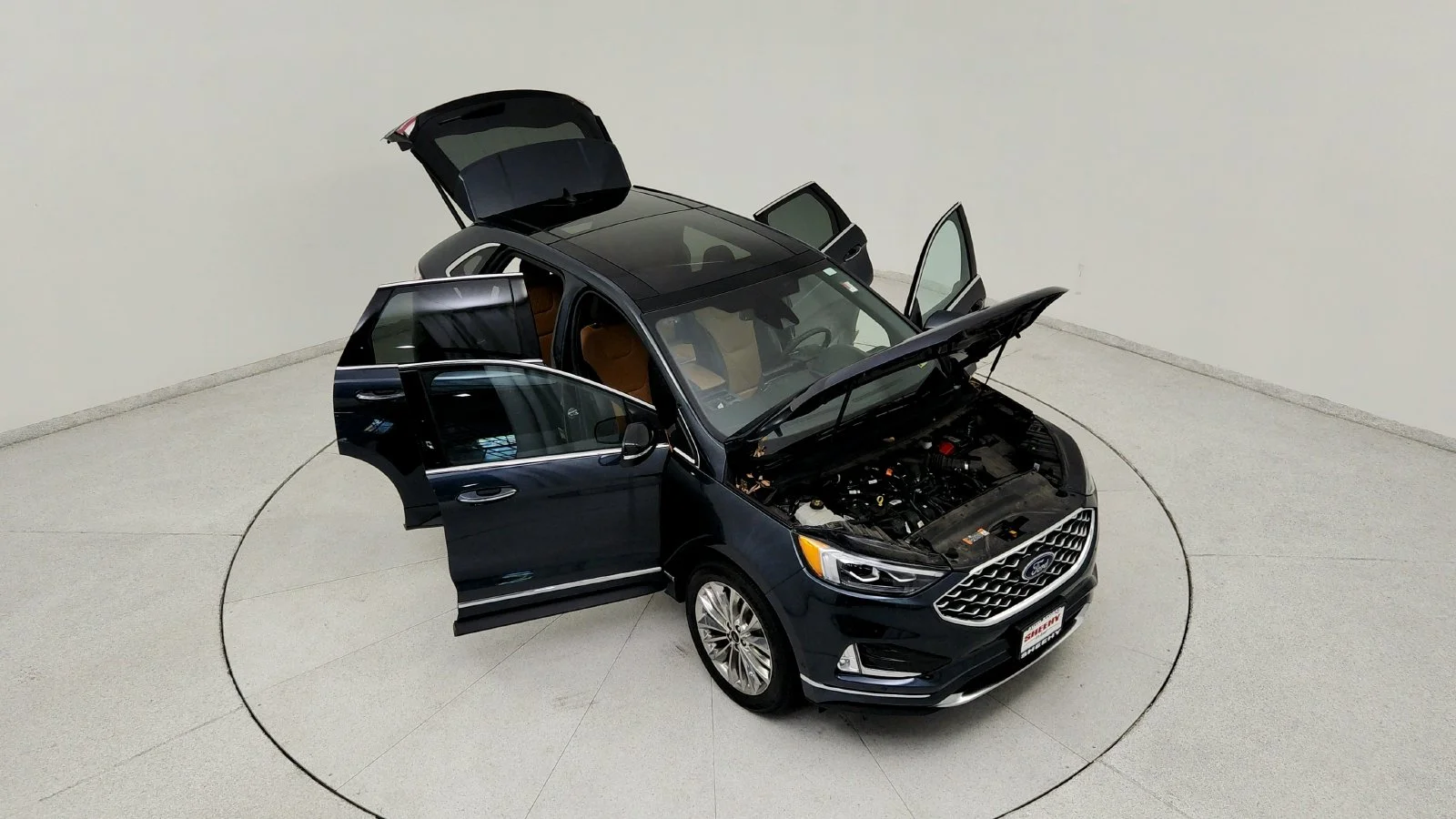 Used 2024 Blue Ford Titanium image 21