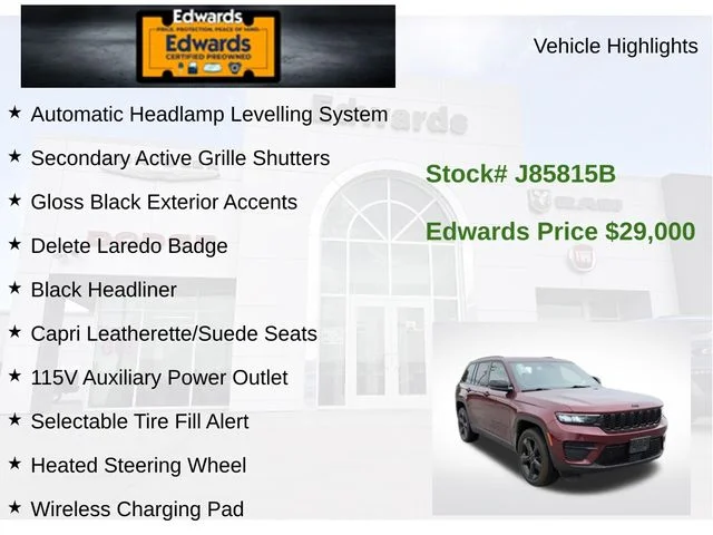 Certified Used 2023 Red Jeep Altitude X image 11