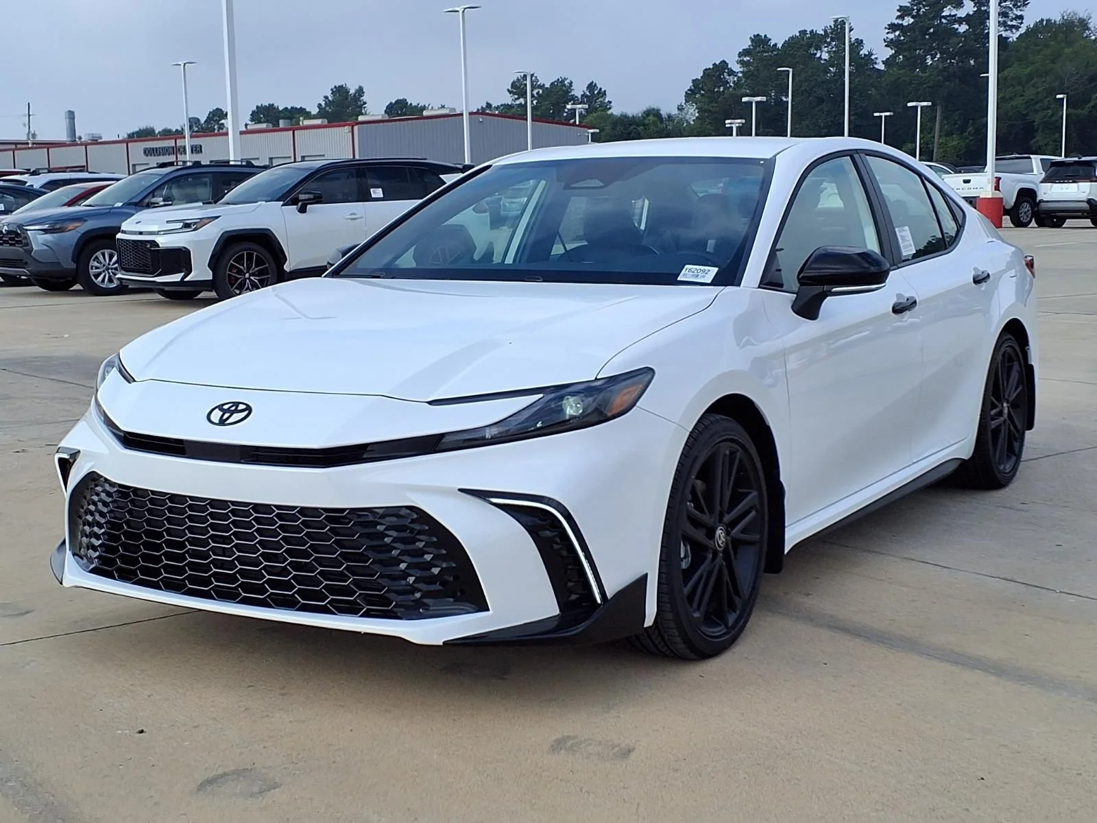 New 2026 White Toyota SE Nightshade image 3