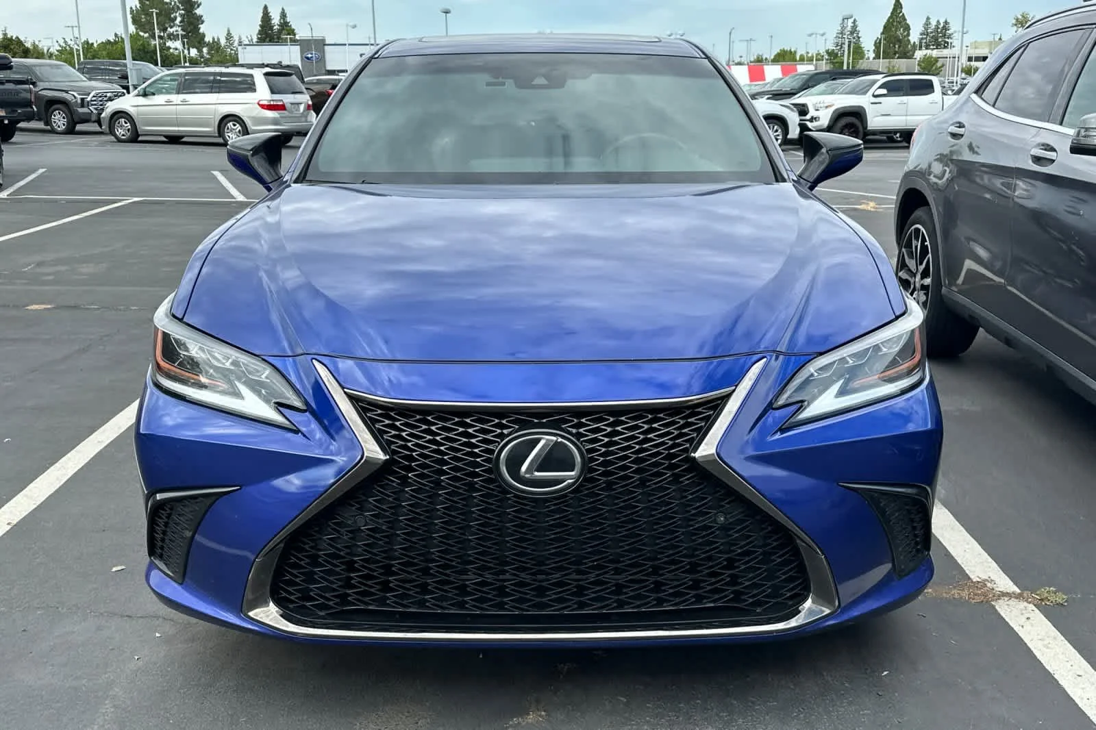 Used 2019 Ultrasonic Blue Mica 2.0 Lexus F SPORT image 6