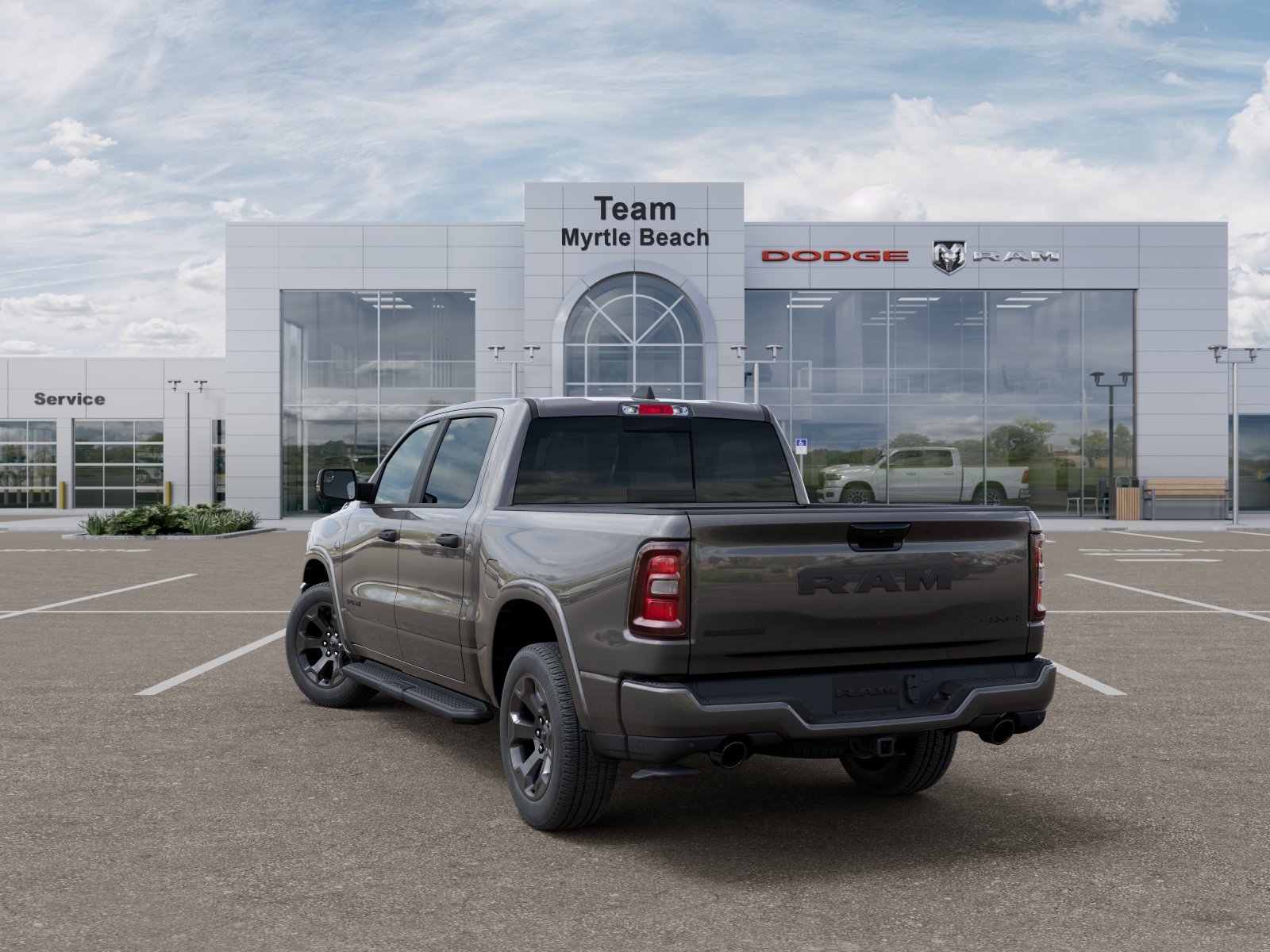 New 2026 Granite Crystal Metallic Clear-Coat Exterior Paint RAM Big Horn/Lone Star image 30