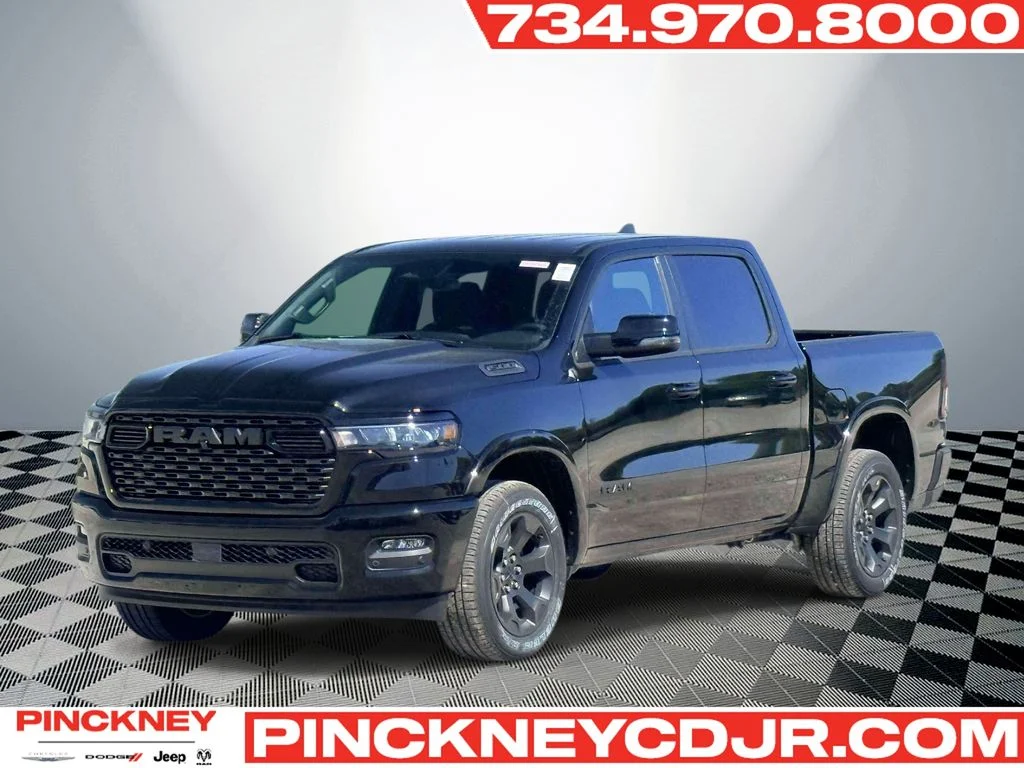 New 2026 Diamond Black Crystal Pearl-Coat Exterior Paint RAM Big Horn/Lone Star image 1