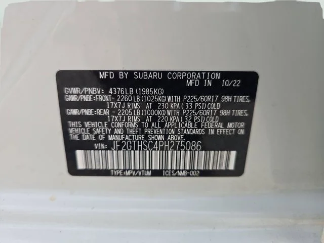 Used 2023 White Subaru Sport image 30