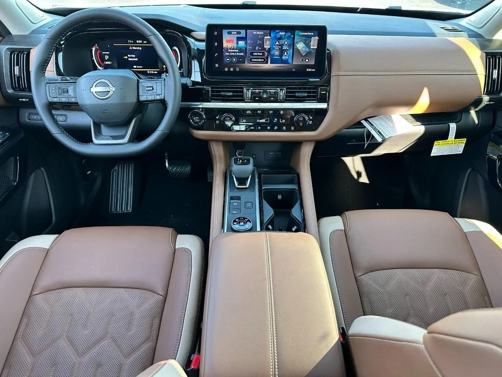 New 2026 Everest White Pearl TriCoat / Super Black Two-tone Nissan Platinum image 7
