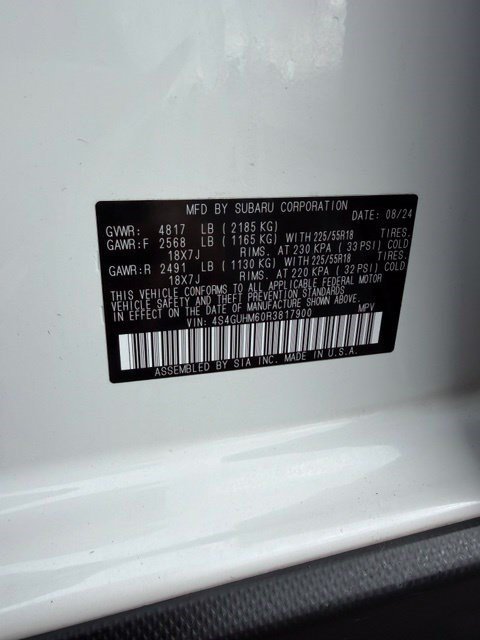 Used 2024 Crystal White Pearl Subaru Limited image 15