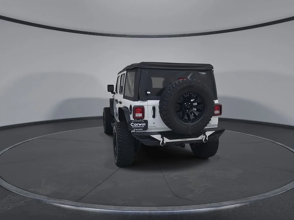Used 2018 White Jeep Unlimited Sport image 13