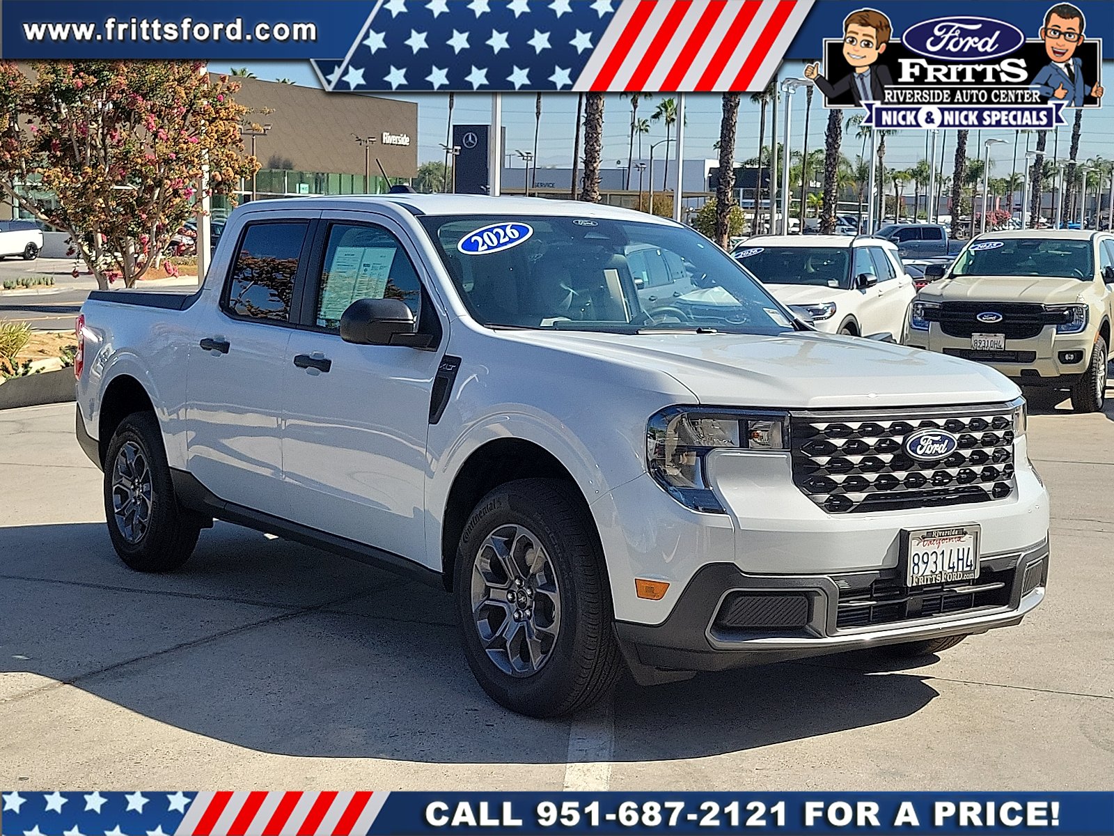 Used 2026 White Metallic Ford XLT image 25