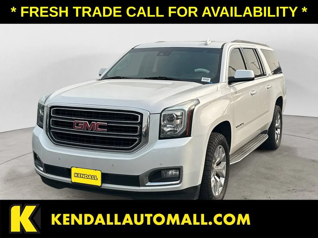Used 2019 WHITE FROST TRICOAT GMC SLT image 1