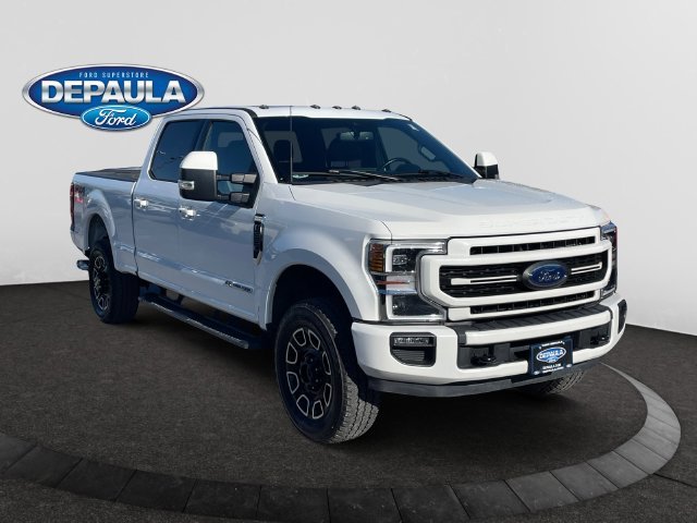 Used 2022 White Metallic Ford Lariat image 9