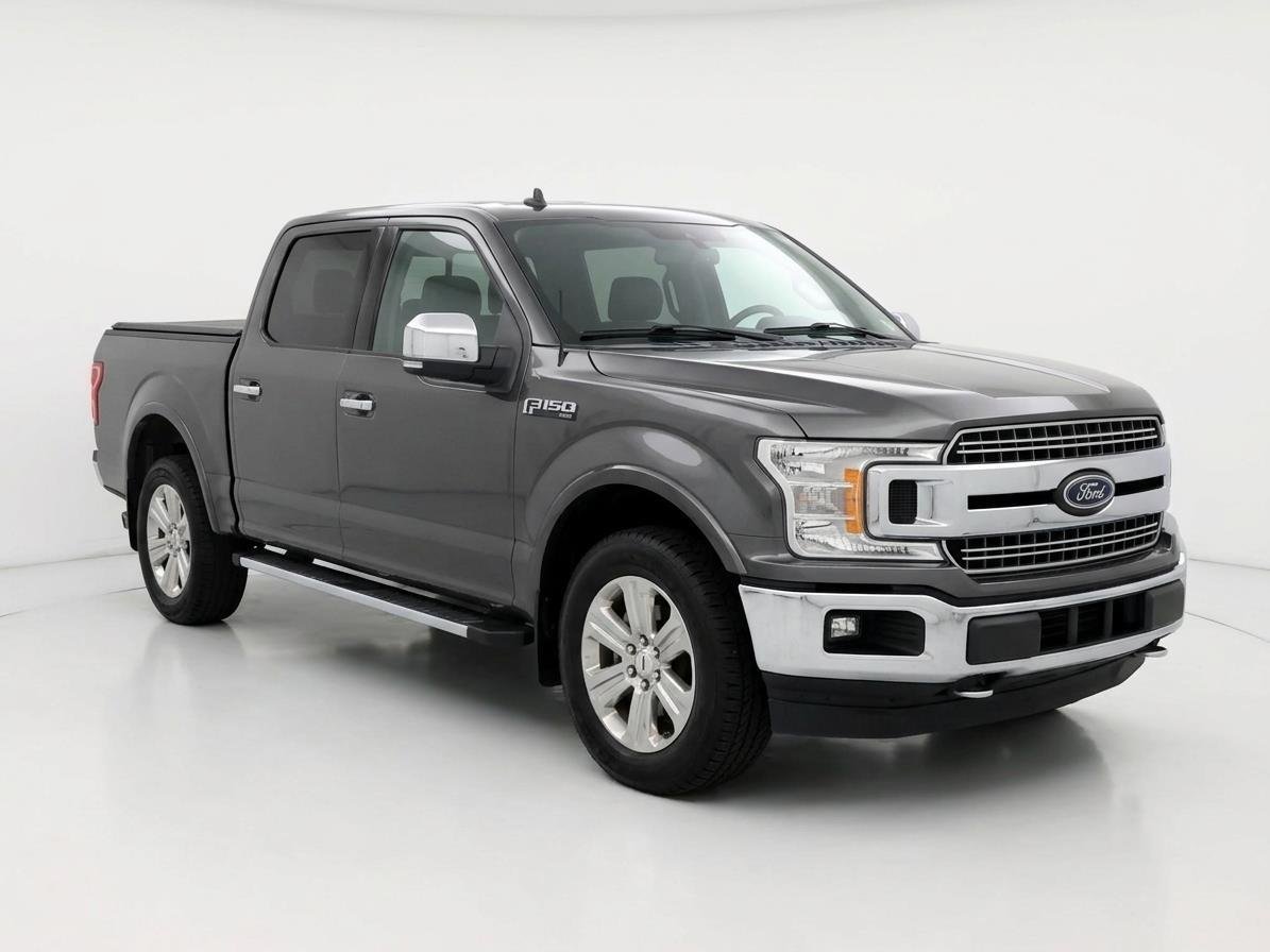 Used 2019 Abyss Gray Metallic Ford LARIAT image 2