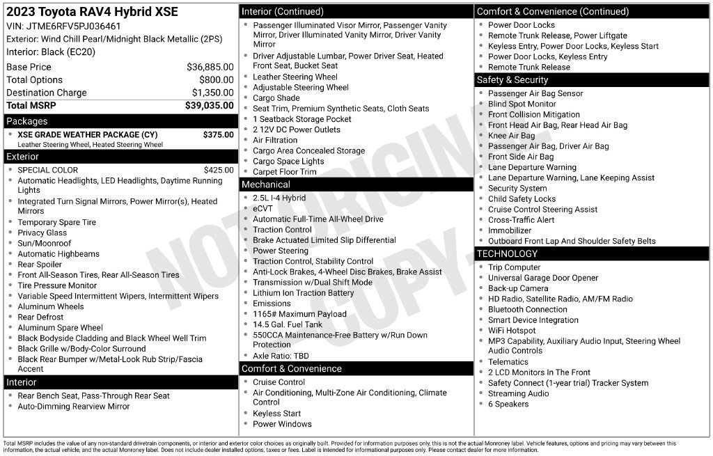 Used 2023 Beige Toyota XSE image 2