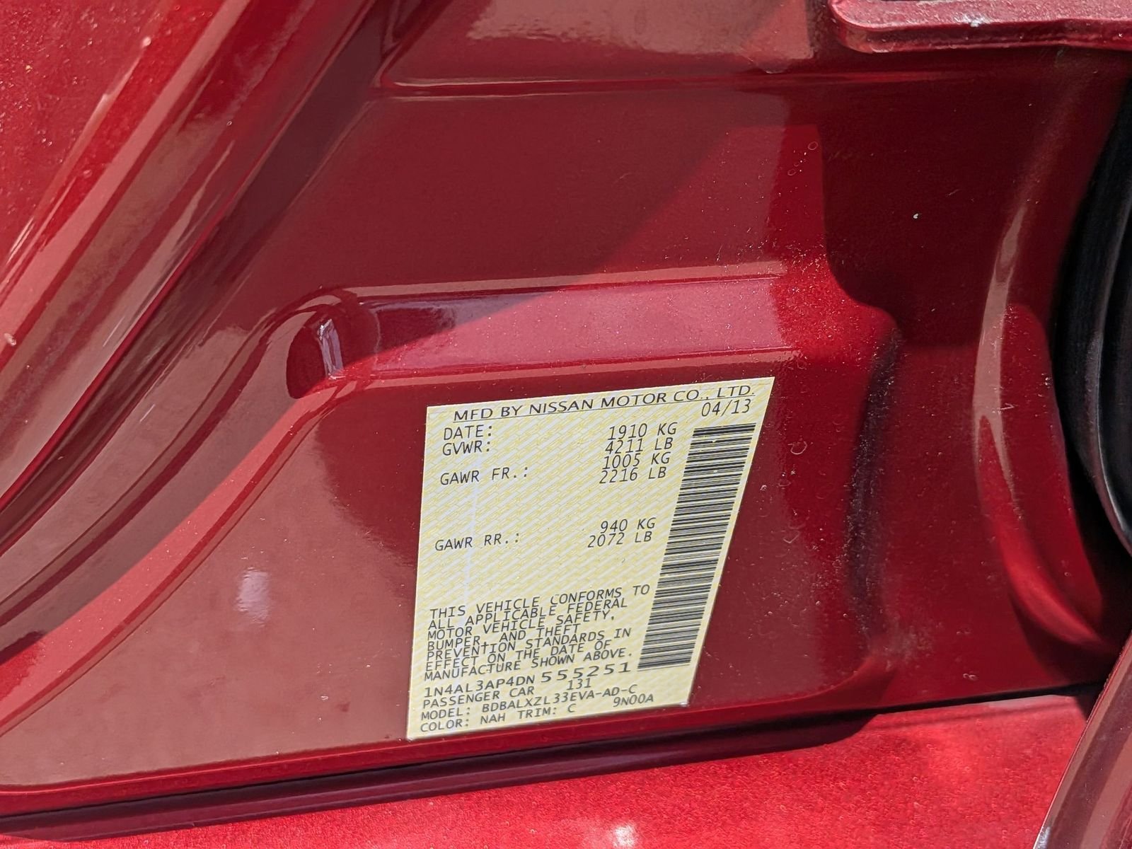 Used 2013 Cayenne Red Metallic Nissan 2.5 SL image 39