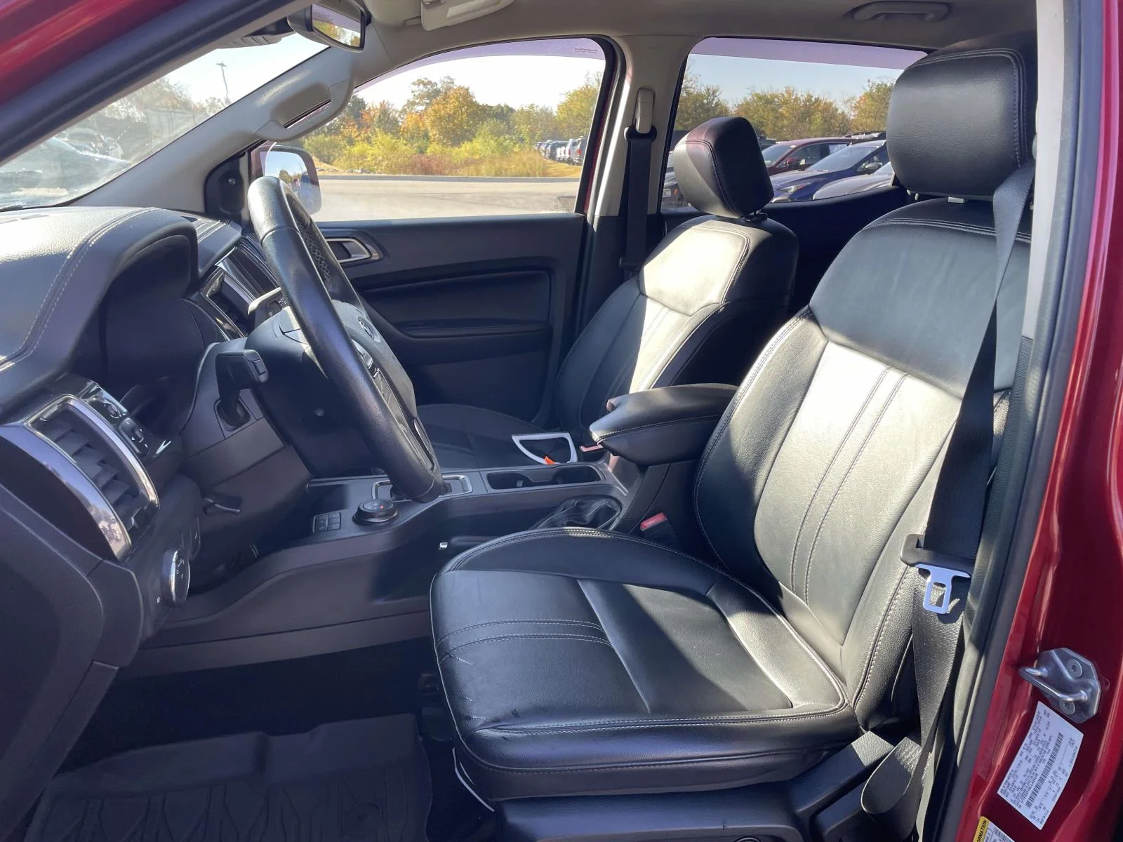 Used 2020 Rapid Red Metallic Tinted Clearcoat Ford LARIAT image 8