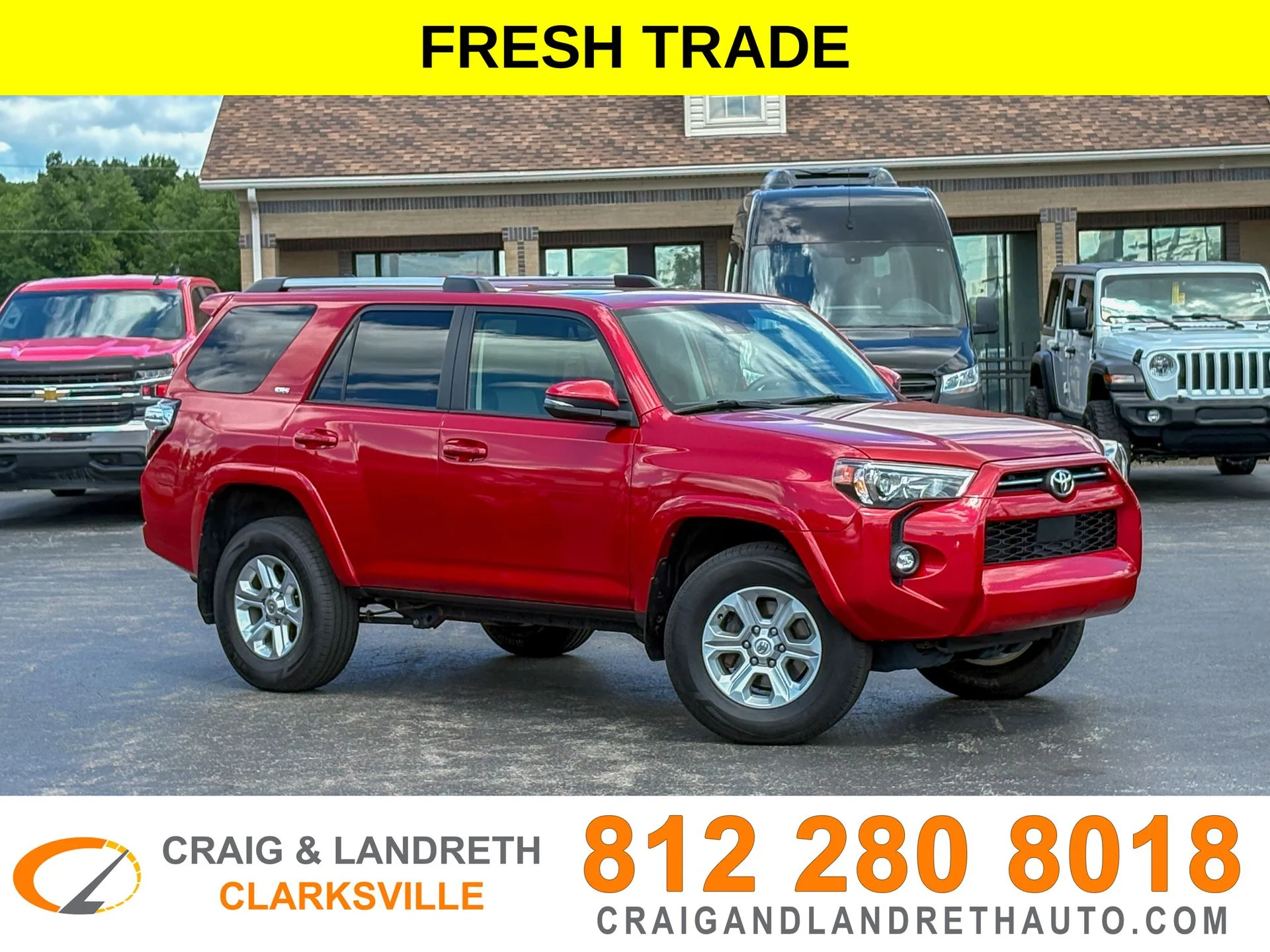 Used 2022 Red Toyota SR5 Premium image 1
