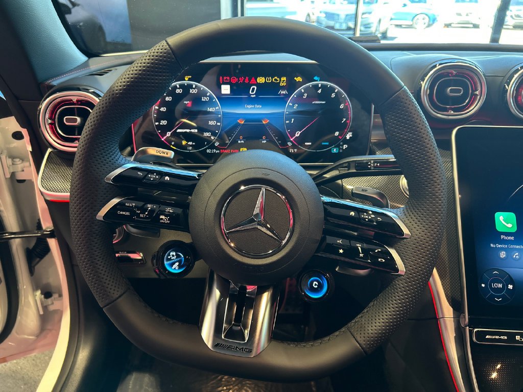 New 2027 MANUFAKTUR Moonlight White Metallic Mercedes-Benz AMG® CLE 53 4MATIC+ Cabriolet image 45