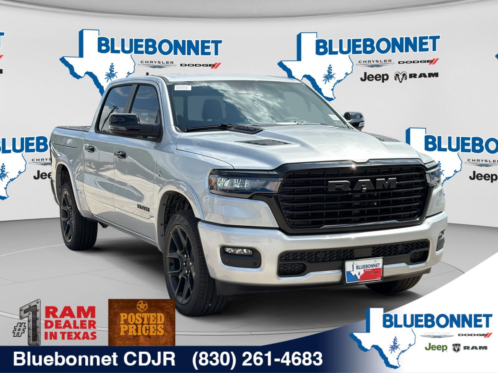New 2026 Silver Zynith Exterior Paint RAM Laramie image 3