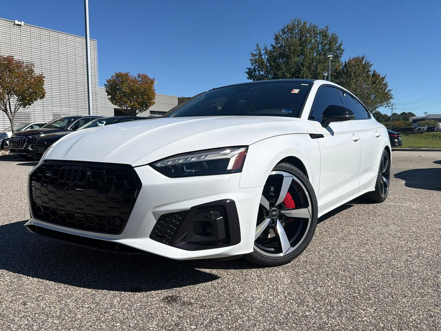 Used 2023 Glacier White Metallic Audi S line Premium Plus image 1