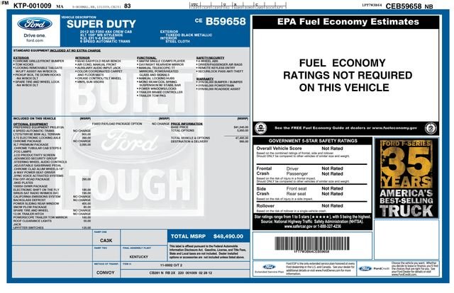 Used 2012 Tuxedo Black Ford XLT image 1