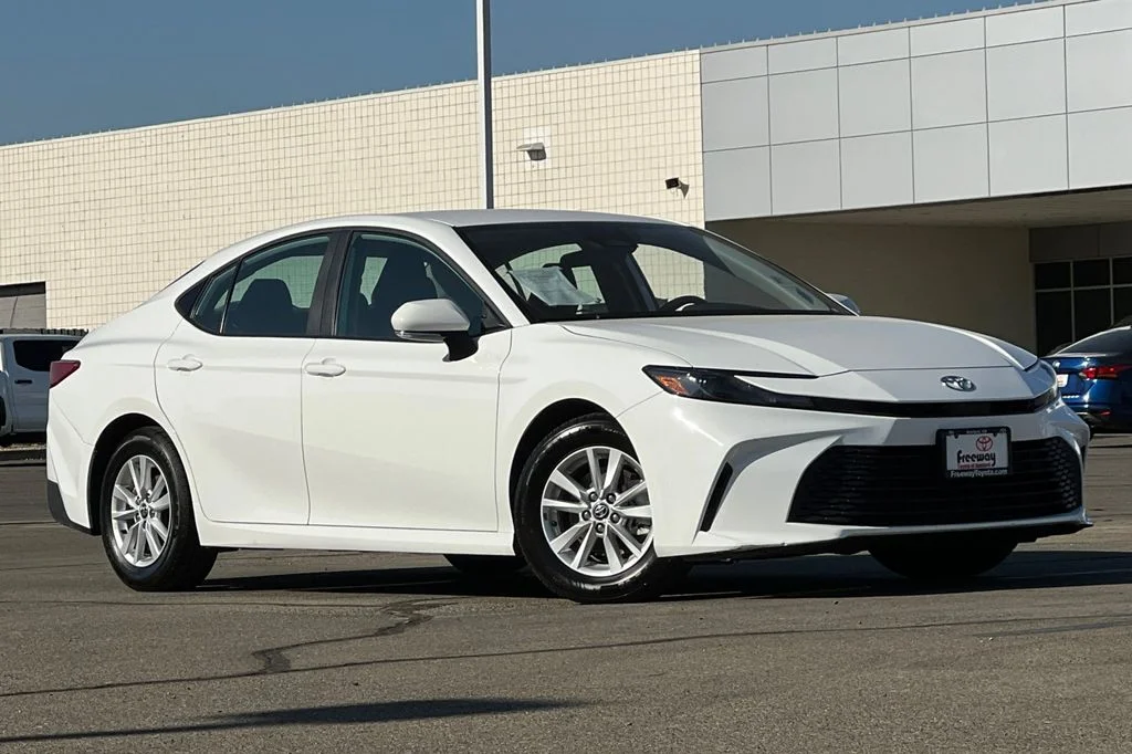 Used 2025 White Toyota LE image 2