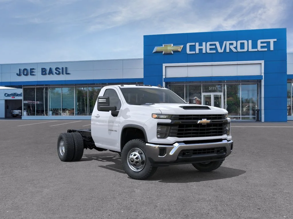 New 2026 Summit White Chevrolet Work Truck image 1