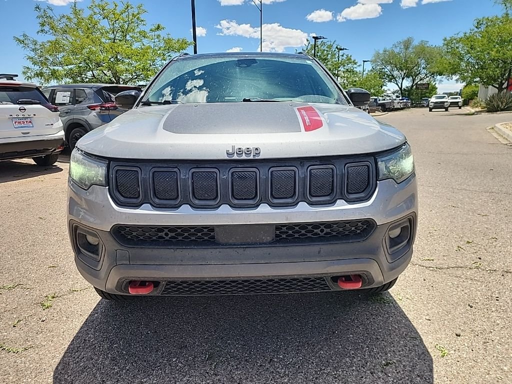 Used 2022 Silver Jeep Trailhawk image 2