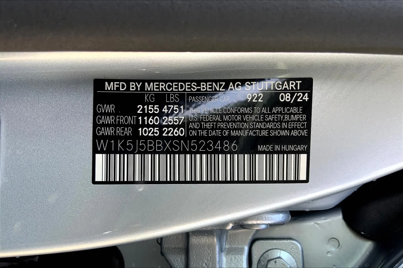 Certified Used 2025 Cirrus Silver Metallic Mercedes-Benz AMG® CLA 35 image 25