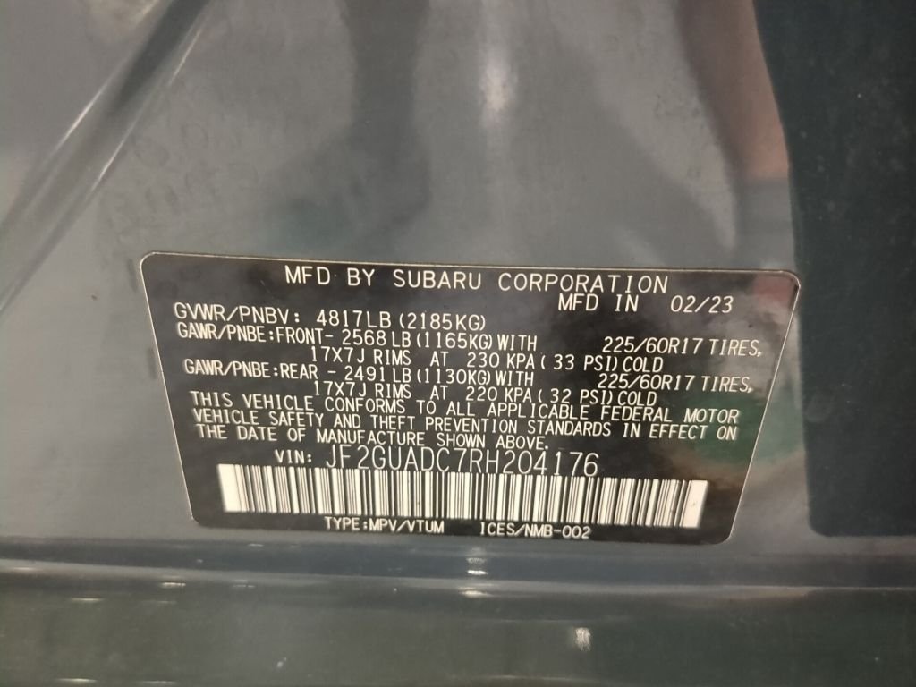 Certified Used 2024 Blue Subaru Premium image 15
