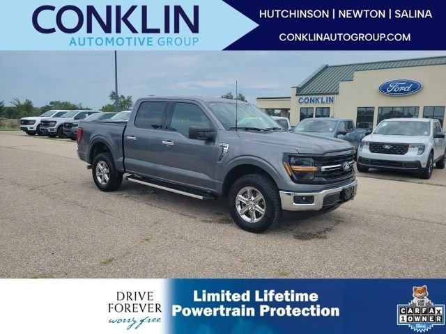 Used 2025 Gray Metallic Ford XLT image 1