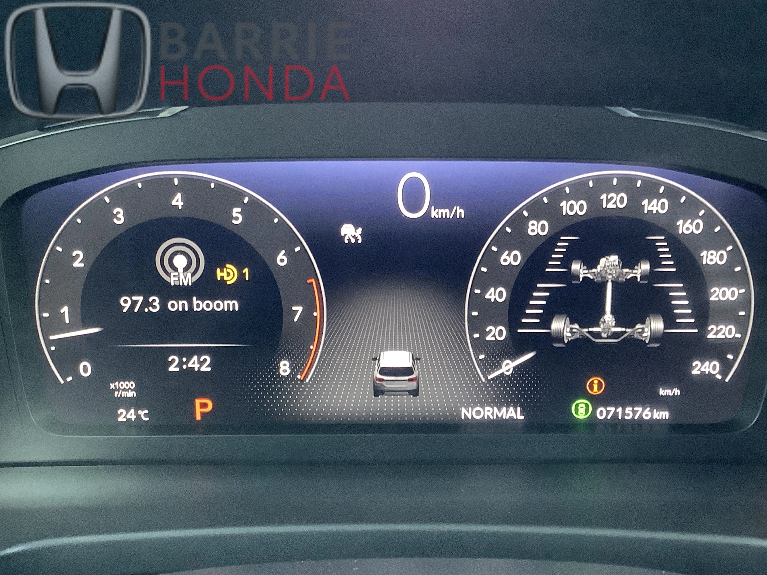 Used 2024 PLATINUM WHITE PEARL Honda Black Edition image 26