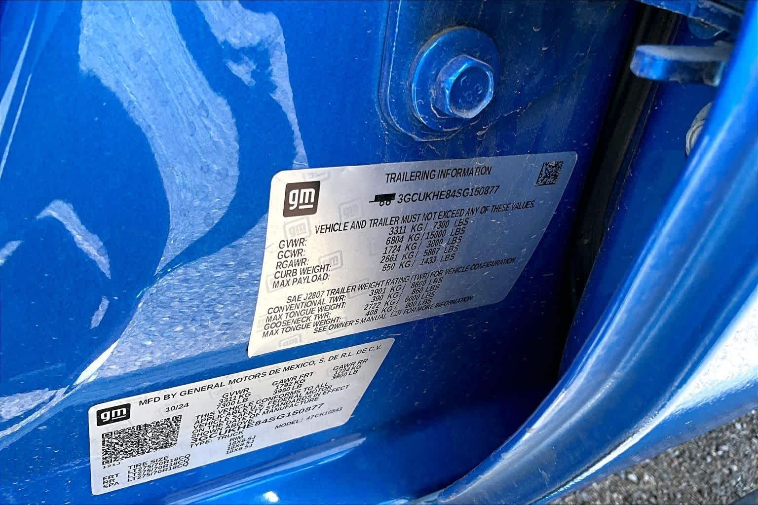 Used 2025 Riptide Blue Metallic Chevrolet ZR2 image 32