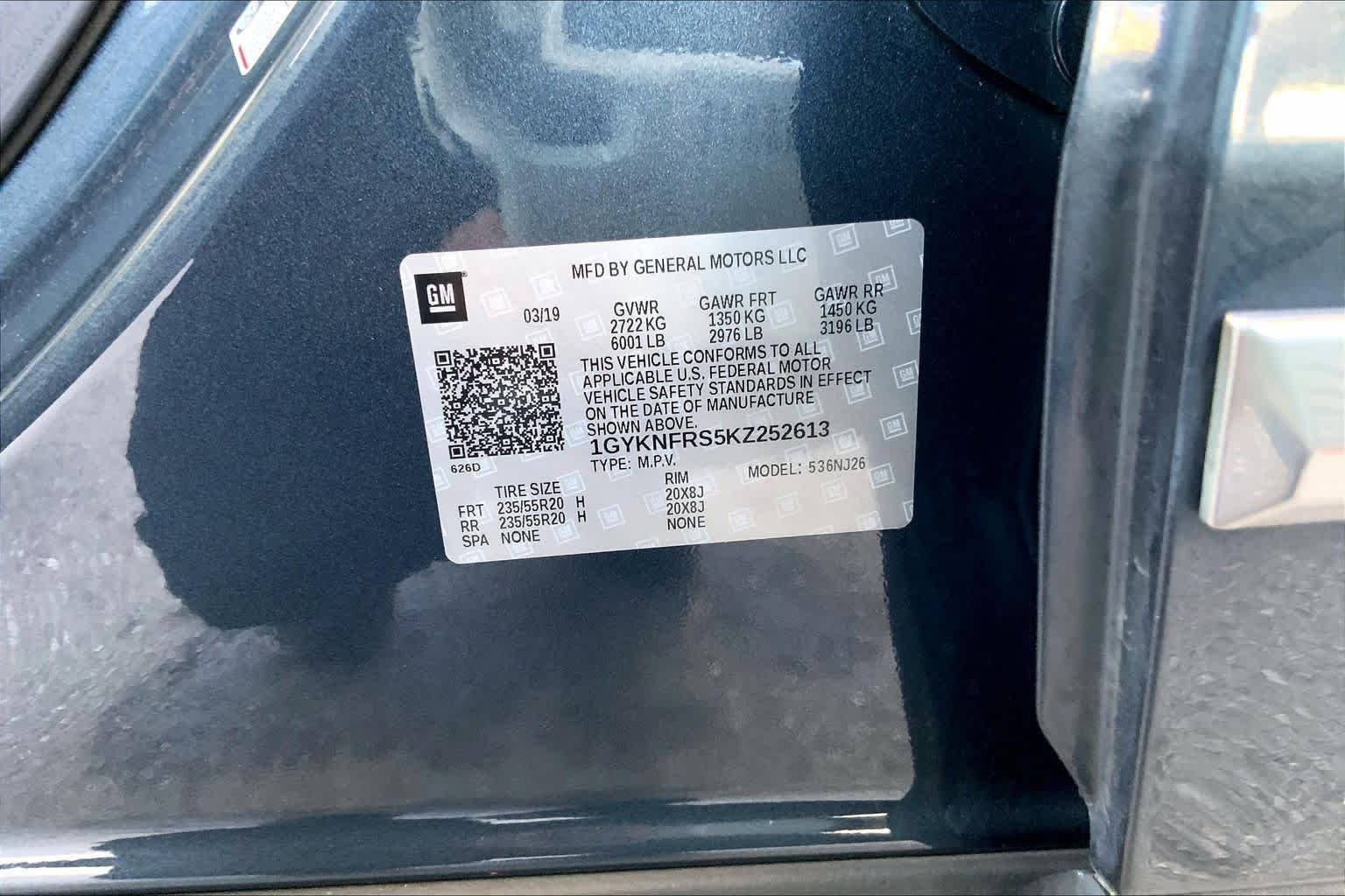 Used 2019 Shadow Metallic Cadillac Premium Luxury AWD image 34