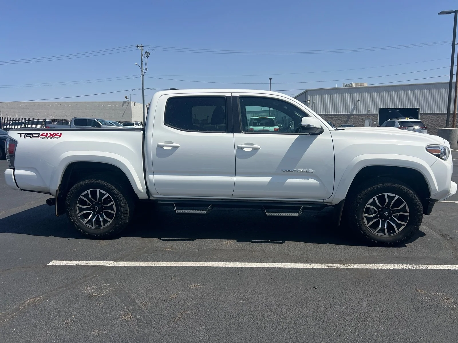 Certified Used 2021 Wind Chill Pearl Toyota TRD Sport image 4